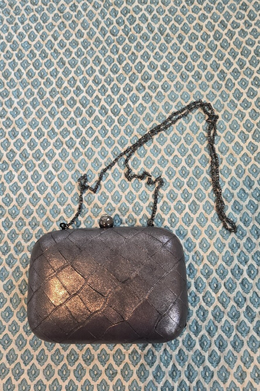 Jessica McClintock vintage Crossbody Bag with Chain Strap